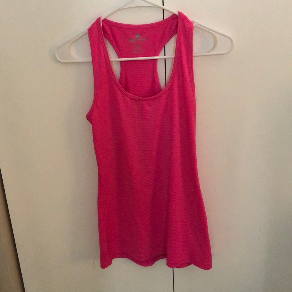 Hot Pink Fitted Workout Tank